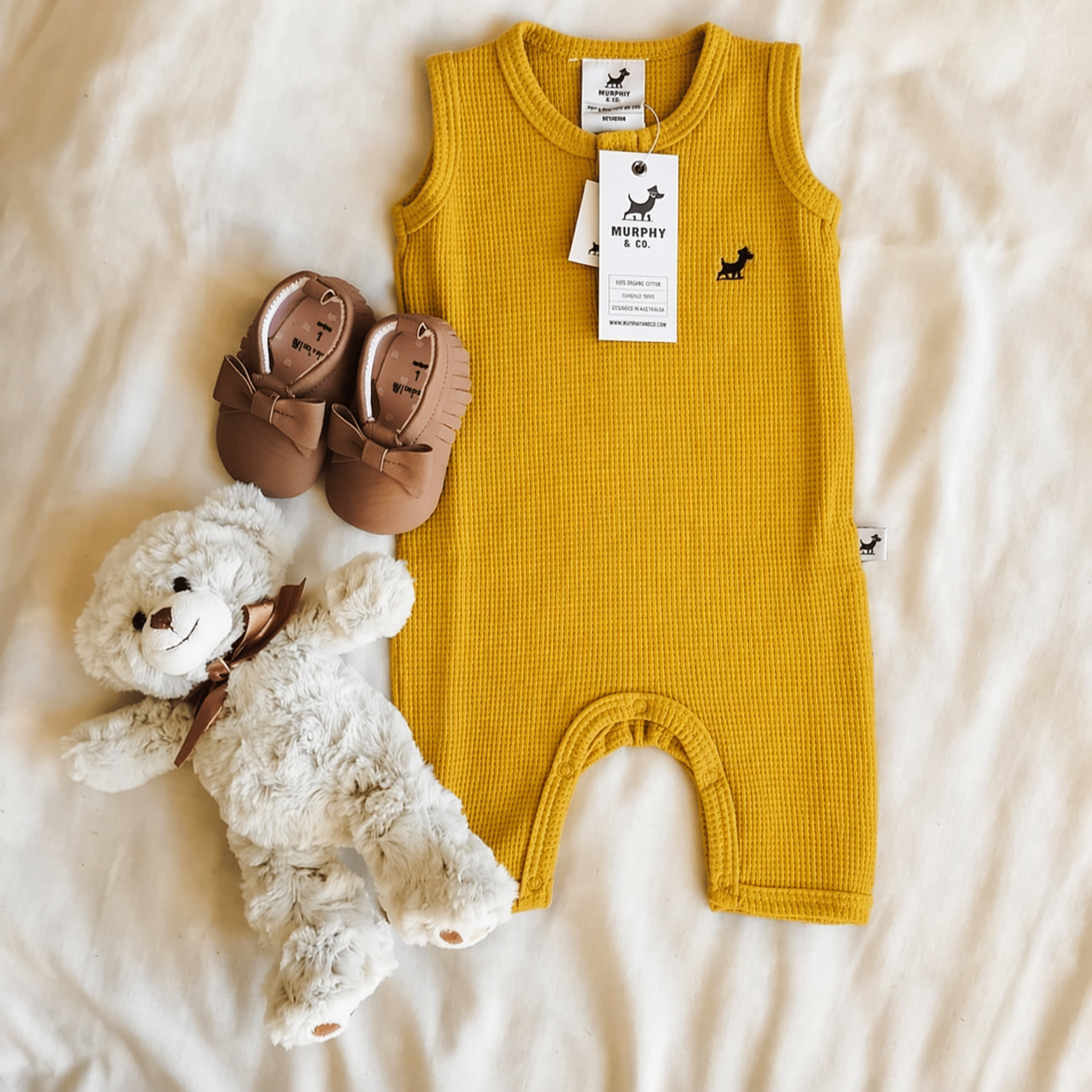 Little Luxe Babysuit – Honey