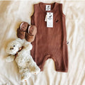 Little Luxe Babysuit – Rust