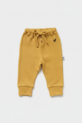 Adjustable Fit Waffle Pants in Honey